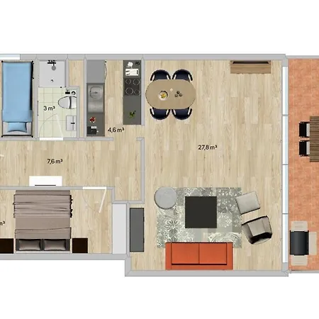 Apartment Duene 3 Rettin